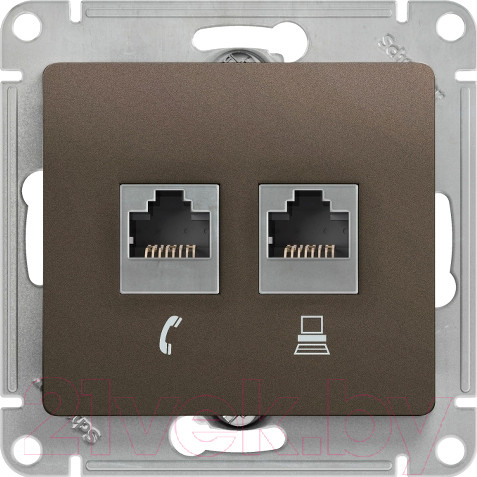 Изображение товара Розетка Systeme (Schneider) Electric Glossa GSL000885