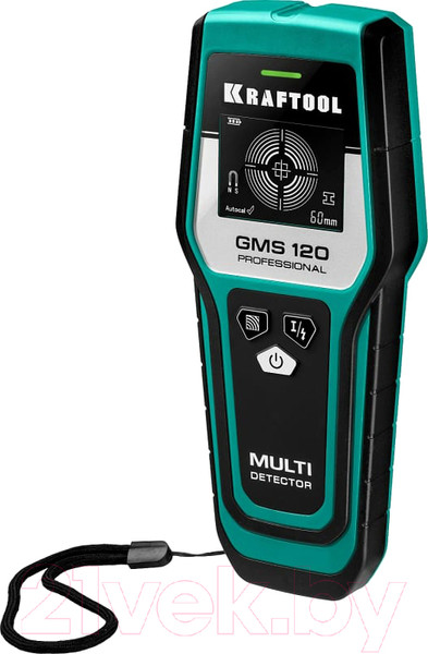 Изображение товара Детектор скрытой проводки Kraftool GMS 120 / 45298