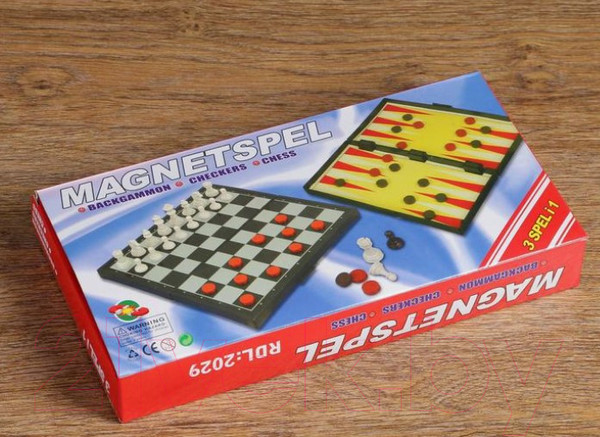 Изображение товара Набор настольных игр Sima-Land 3 в 1 Зук / 2590528