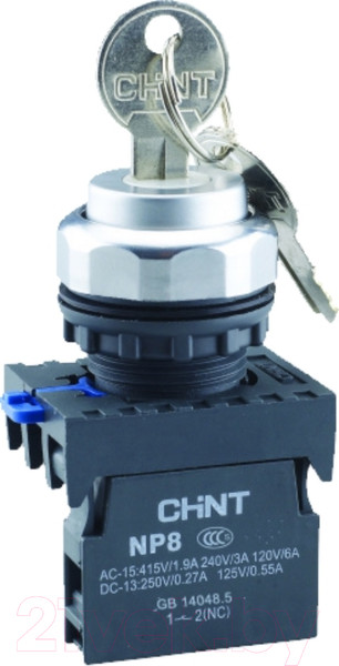 Изображение товара Ключ-выключатель Chint NP8-10Y/21 / 578130