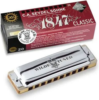 Изображение товара Губная гармошка Seydel Sohne 1847 Classic Wilde Minor Tuning G / 16221G