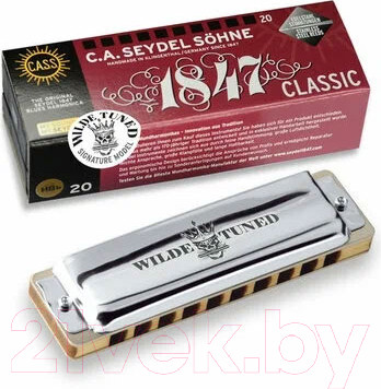 Изображение товара Губная гармошка Seydel Sohne 1847 Classic Wilde Minor Tuning E / 16221E