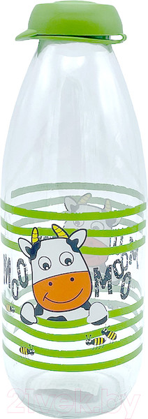 Изображение товара Бутылка Herevin Green striped cow / 111741-009
