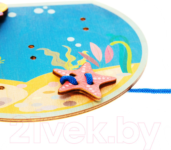Изображение товара Развивающий игровой набор Десятое королевство Шнуровка Аквариум / 01900