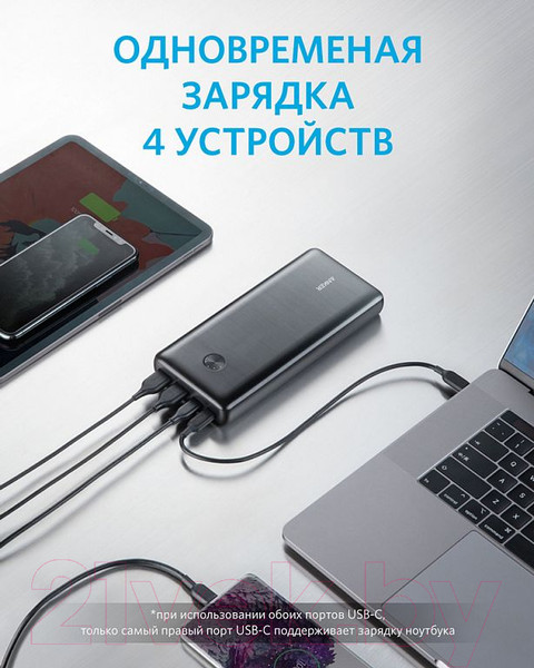Изображение товара Портативное зарядное устройство Anker PC.3 Elite A1291 BK / ANK-A1291H11-BK