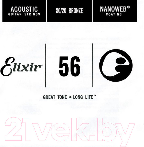 Изображение товара Струна для акустической гитары Elixir Strings 15156.056