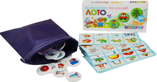 Изображение товара Развивающая игра Десятое королевство Лото Мир вокруг / 00623