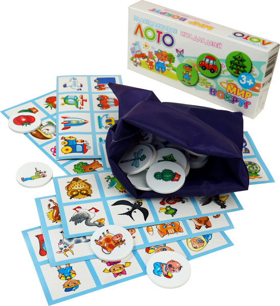 Изображение товара Развивающая игра Десятое королевство Лото Мир вокруг / 00623