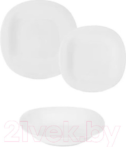 Изображение товара Набор тарелок Luminarc Carine White / V2447 (18шт)