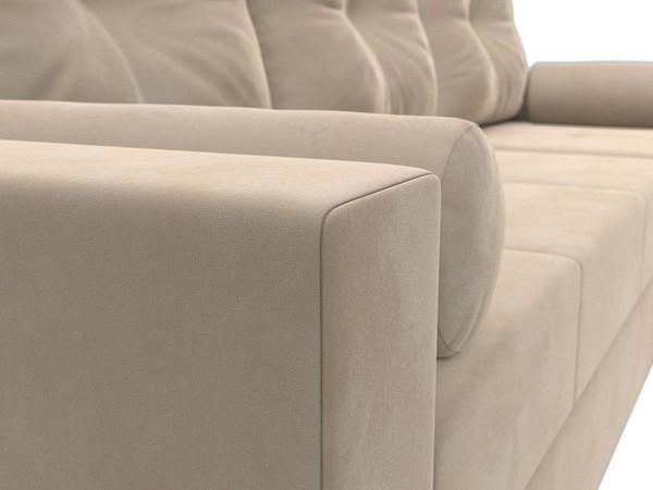 Изображение товара Диван угловой Лига Диванов Верона лайт правый (велюр бежевый)