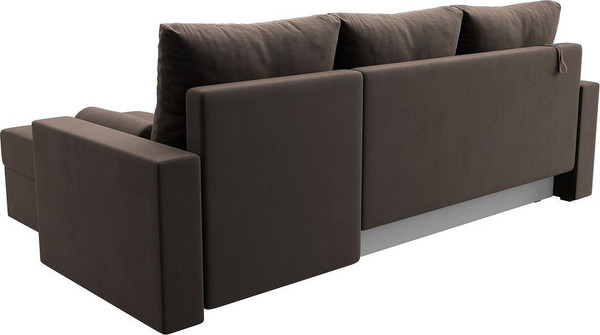 Изображение товара Диван угловой Лига Диванов Верона лайт правый (велюр коричневый)