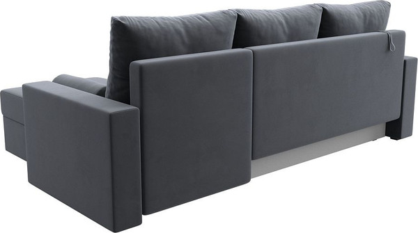 Изображение товара Диван угловой Лига Диванов Верона лайт правый (велюр серый)