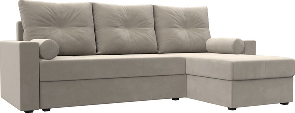 Изображение товара Диван угловой Лига Диванов Верона лайт правый (микровельвет бежевый)