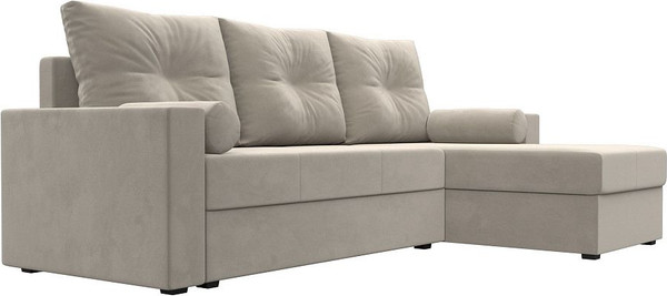 Изображение товара Диван угловой Лига Диванов Верона лайт правый (микровельвет бежевый)