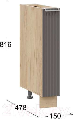 Изображение товара Шкаф карго ТриЯ Кимберли 1Н15К (дуб крафт золотой/муссон)