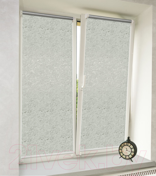 Изображение товара Рулонная штора Delfa Сантайм Венеция Термо-Блэкаут СРШ-01МП 79507  (62x170, серый)