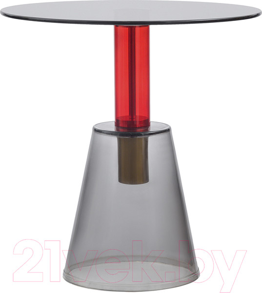 Изображение товара Журнальный столик Bergenson Bjorn Amalie / MZTBL-CGLSGR-50 (серый/красный)