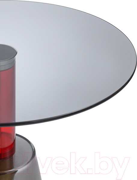 Изображение товара Журнальный столик Bergenson Bjorn Amalie / MZTBL-CGLSGR-50 (серый/красный)