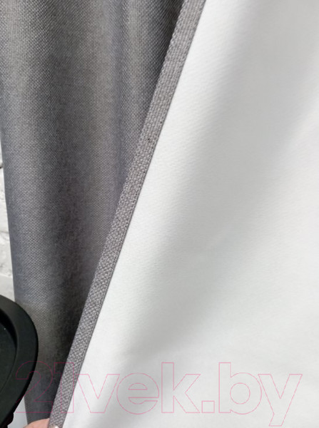 Изображение товара Комплект штор Модный текстиль 01L / 112MT6670M28 (260x210, 2шт,  средне серый)