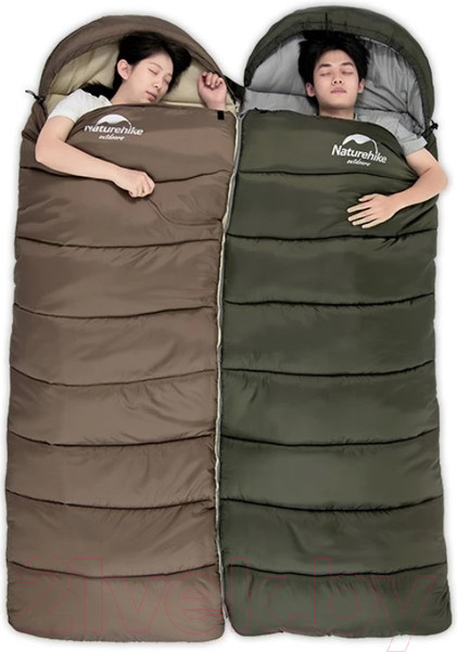 Изображение товара Спальный мешок Naturehike U150 NH20MSD07 / 6927595764398 (зеленый)