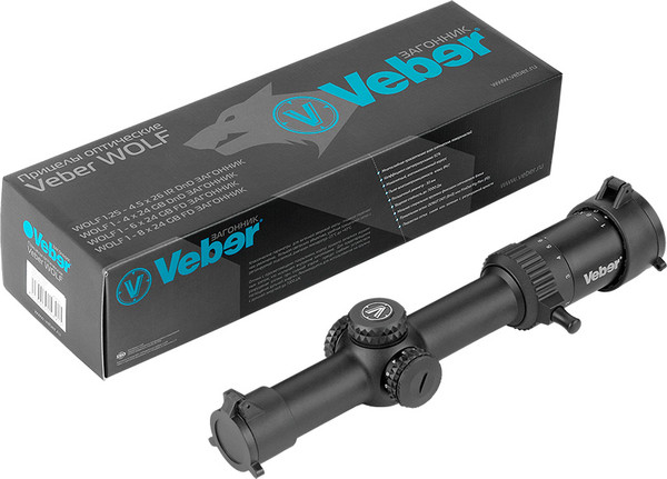 Изображение товара Оптический прицел Veber Wolf 1-6x24 GB FD Загонник