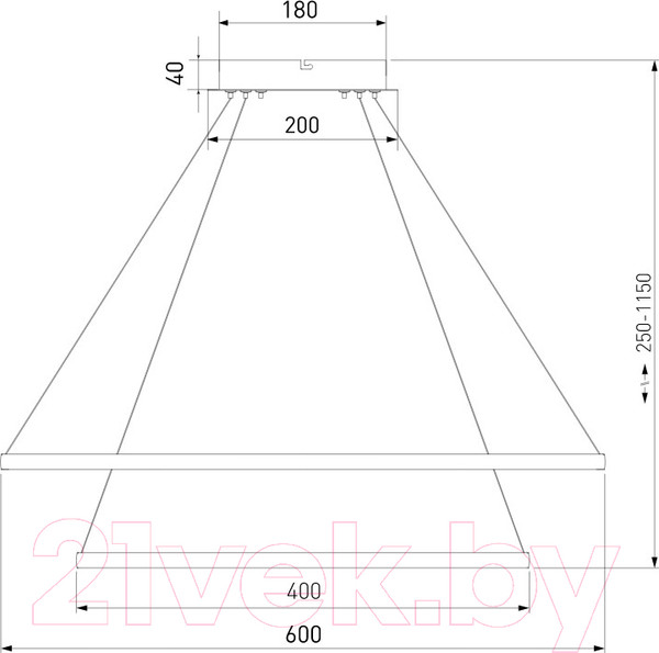 Изображение товара Потолочный светильник Евросвет 90264/2 (белый)