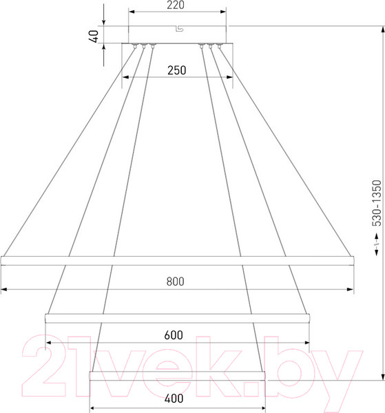 Изображение товара Потолочный светильник Евросвет 90264/3 (белый)