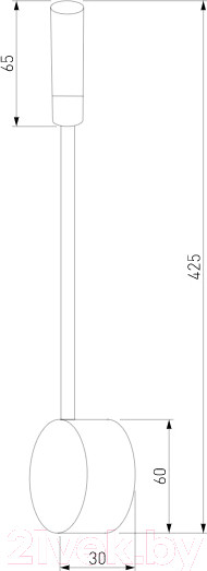 Изображение товара Бра Elektrostandard Bard 40117/LED (черный)