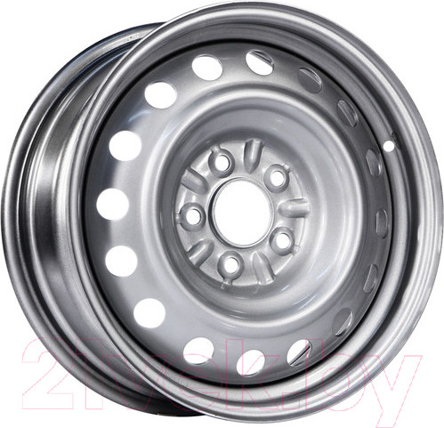 Изображение товара Штампованный диск Trebl 9407T 16x6.5" 5x114.3мм DIA 67.1мм ET 38мм Silver