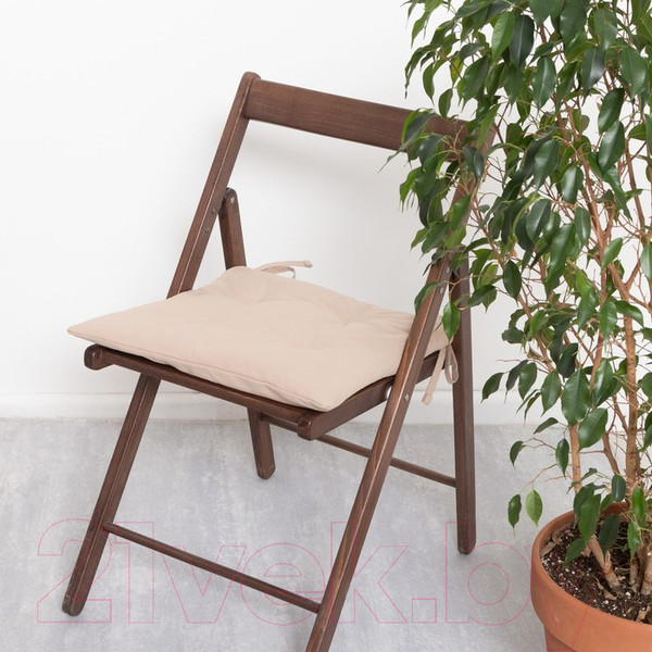 Изображение товара Подушка на стул Этель Kitchen / 7865999 (42x42, бежевый)