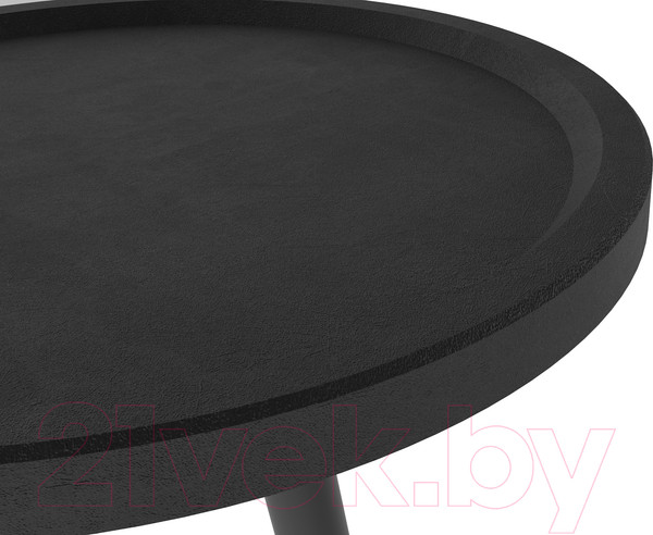 Изображение товара Журнальный столик Калифорния мебель Батл (черный лофт/черный)