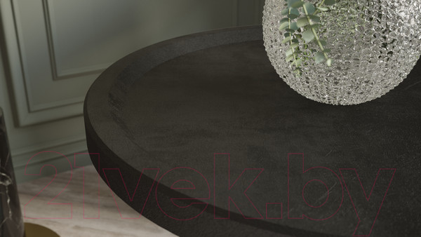 Изображение товара Журнальный столик Калифорния мебель Батл (черный лофт/черный)