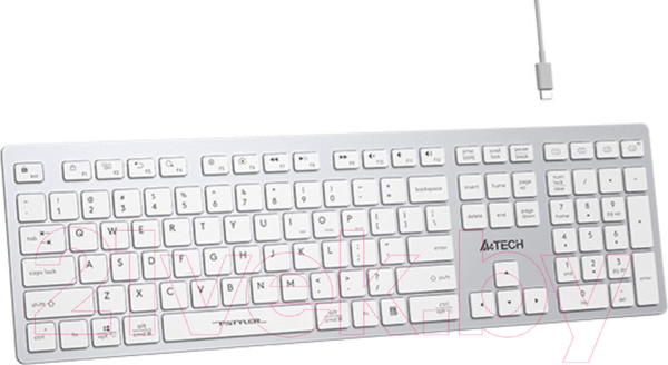 Изображение товара Клавиатура A4Tech Fstyler FBX50C (белый)