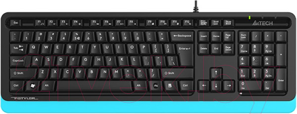 Изображение товара Клавиатура A4Tech Fstyler FKS10 (черный/синий)