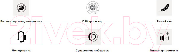 Изображение товара Односторонняя гарнитура A4Tech HU-11 (черный)