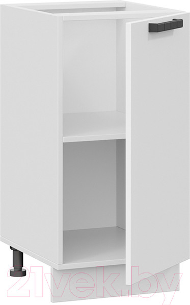 Изображение товара Шкаф-стол кухонный ТриЯ Детройт 1Н4 исп.2 (белый/белый глянец)
