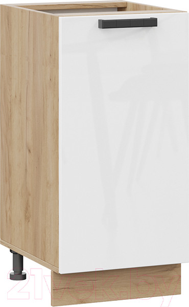 Изображение товара Шкаф-стол кухонный ТриЯ Детройт 1Н4 исп.2 (дуб крафт золотой/белый глянец)