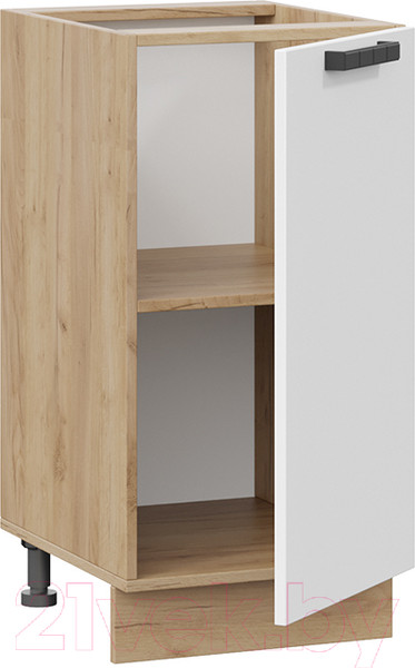 Изображение товара Шкаф-стол кухонный ТриЯ Детройт 1Н4 исп.2 (дуб крафт золотой/белый глянец)