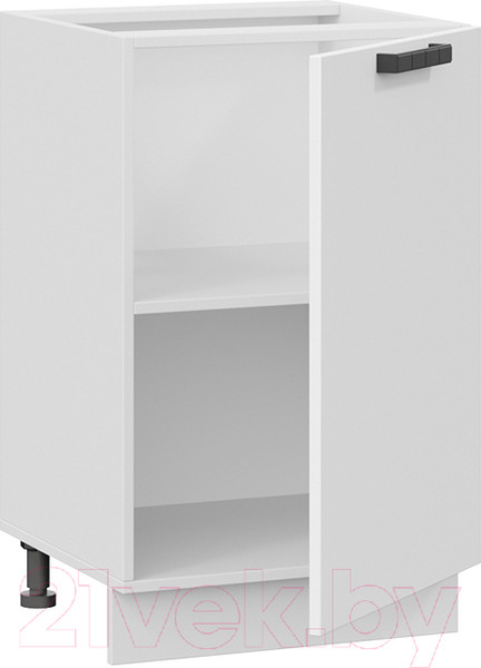 Изображение товара Шкаф-стол кухонный ТриЯ Детройт 1Н5 исп.2 (белый/белый глянец)