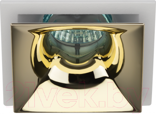 Изображение товара Точечный светильник ЭРА KL102 WH/GD / Б0056352