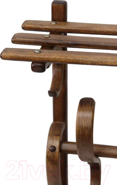 Изображение товара Вешалка для одежды Мебелик В 7Н (средне-коричневый)