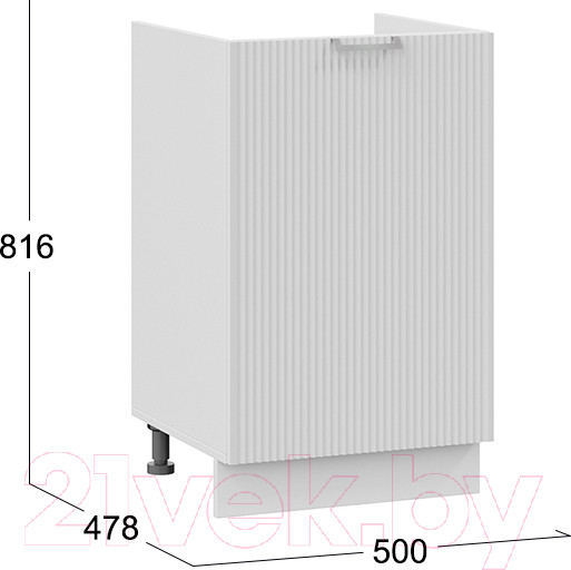 Изображение товара Шкаф под мойку ТриЯ Кимберли 1Н5М (белый/сноу)