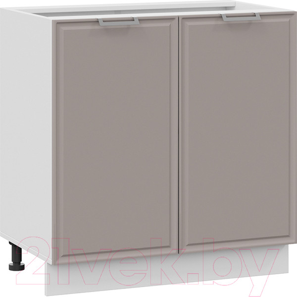 Изображение товара Шкаф-стол кухонный ТриЯ Белладжио 1Н8 (белый/софт капучино)