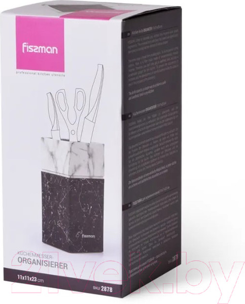 Изображение товара Подставка для ножей Fissman 2878 (мрамор)