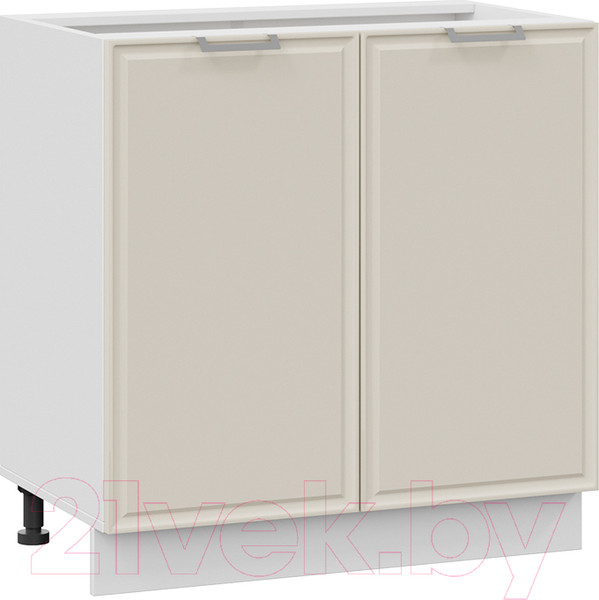 Изображение товара Шкаф-стол кухонный ТриЯ Белладжио 1Н8 (белый/софт панакота)
