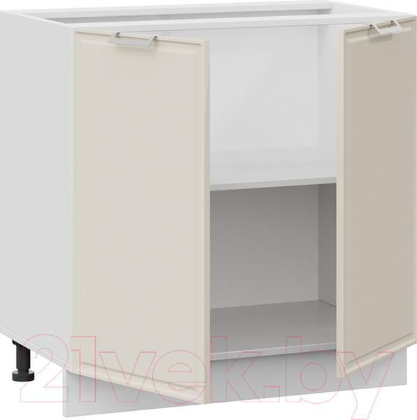 Изображение товара Шкаф-стол кухонный ТриЯ Белладжио 1Н8 (белый/софт панакота)