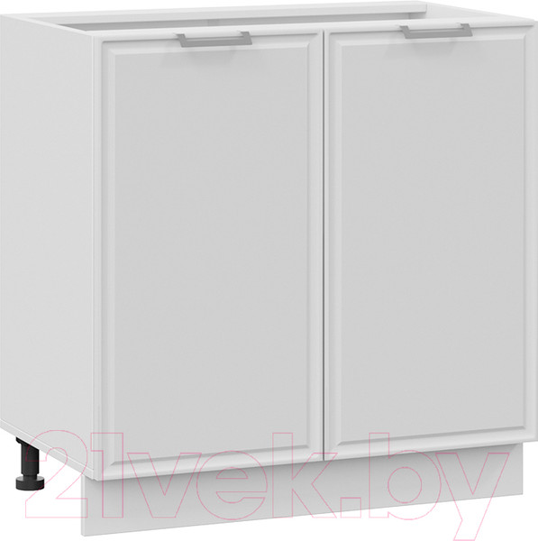 Изображение товара Шкаф-стол кухонный ТриЯ Белладжио 1Н8 (белый/фон белый)