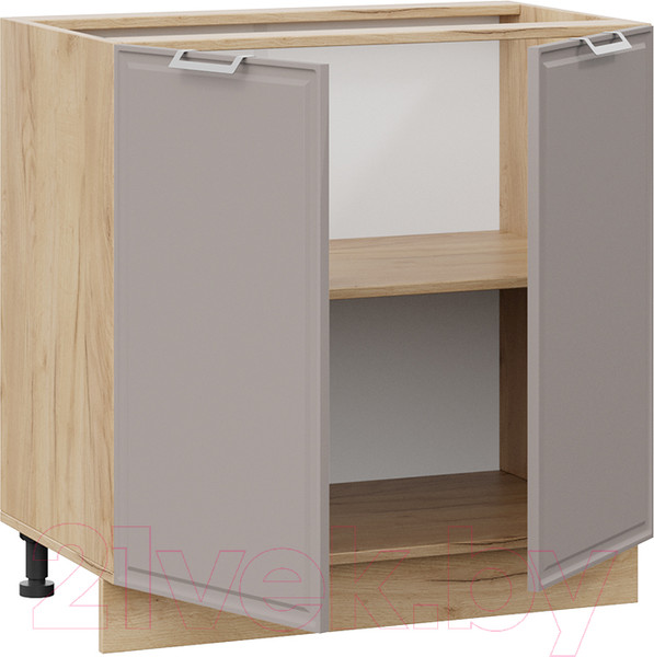 Изображение товара Шкаф-стол кухонный ТриЯ Белладжио 1Н8 (дуб крафт золотой/софт капучино)