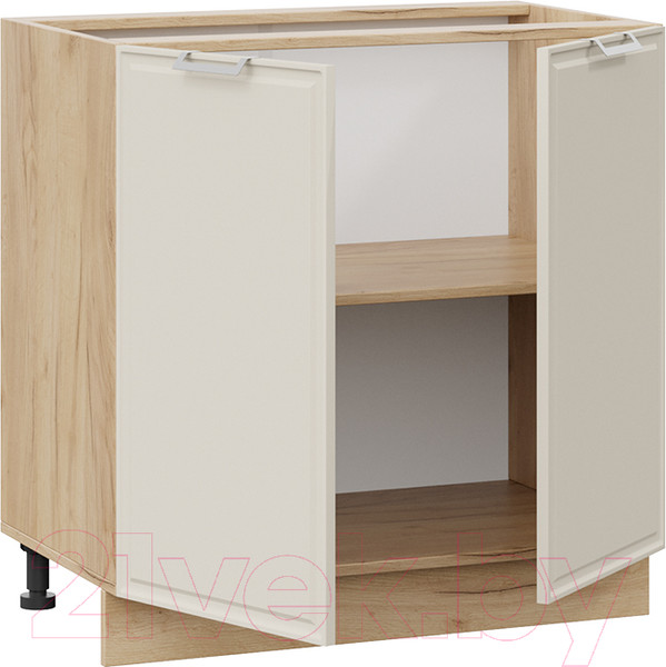 Изображение товара Шкаф-стол кухонный ТриЯ Белладжио 1Н8 (дуб крафт золотой/софт панакота)