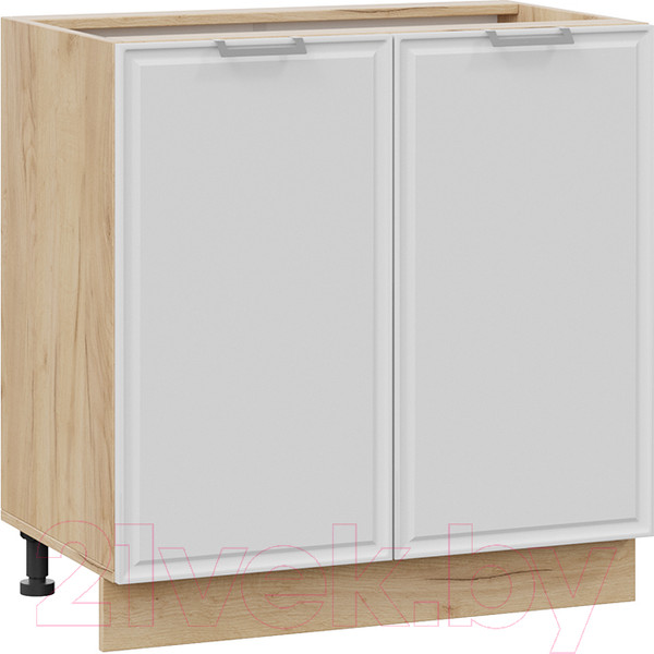 Изображение товара Шкаф-стол кухонный ТриЯ Белладжио 1Н8 (дуб крафт золотой/фон белый)